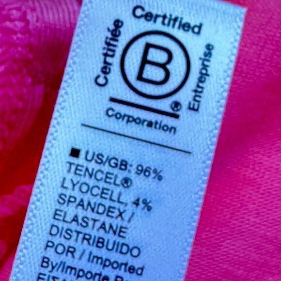 Athleta Nighttime Bliss Sleep Tee NEW WITH TAGS Hot Pink Tencel Lyocell  Size S - Picture 8 of 13
